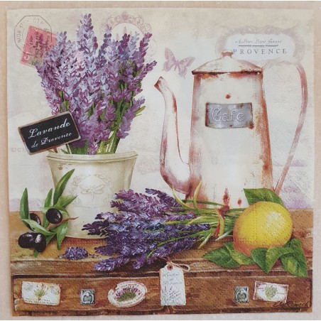Serviette Lavendel