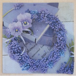 Serviette Blumenkranz