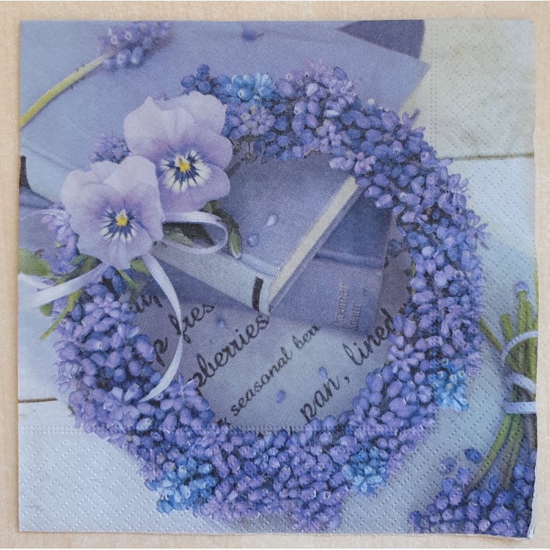 Serviette Blumenkranz