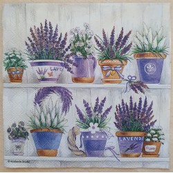 Serviette Lavendel