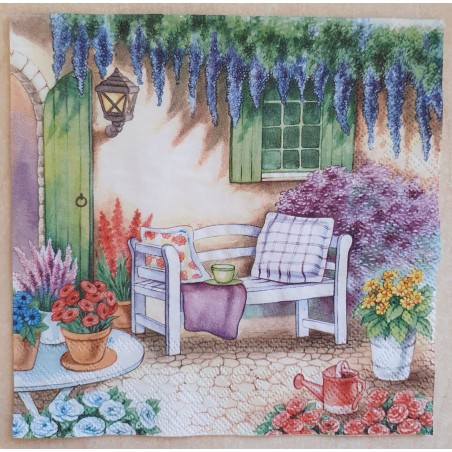 Serviette Lavendel