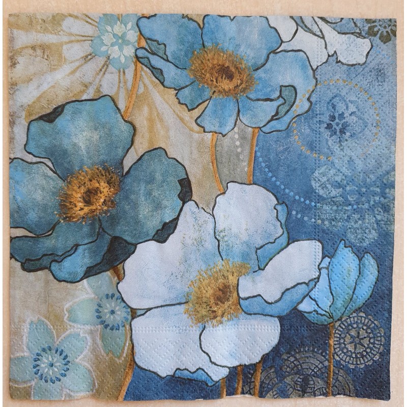 Serviette Mohn