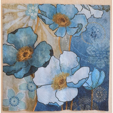 Serviette Mohn