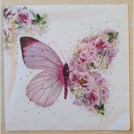 Serviette Schmetterling