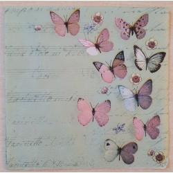 Serviette Schmetterlinge