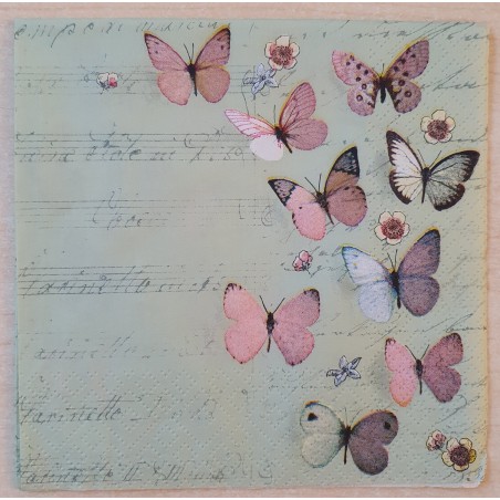 Serviette Schmetterlinge
