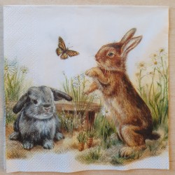 Serviette Kaninchen