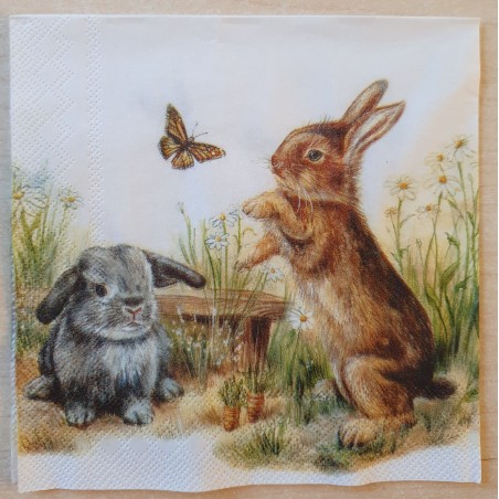 Serviette Kaninchen