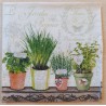 Serviette Kräuter