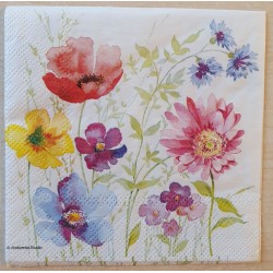 Serviette Mohn