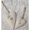 Metall Herz Pusteblume