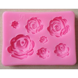 Silikonform Rosen