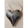 Metall Herz silber