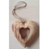 Holz Herz natur