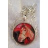 Kette mit Cabochon-Anhänger Pferd 2