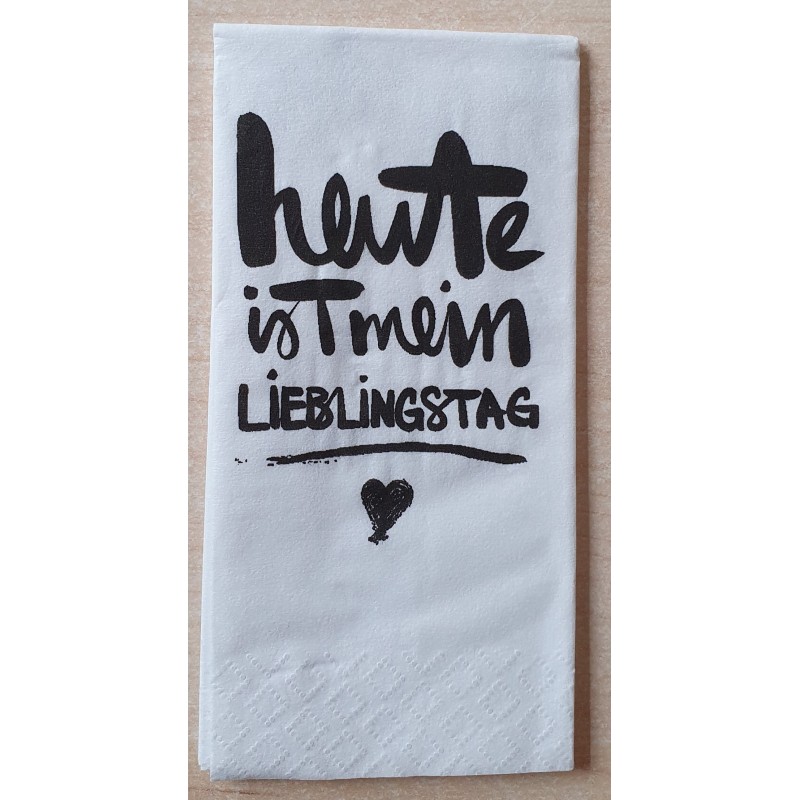 Taschentücher Heute ist mein.....