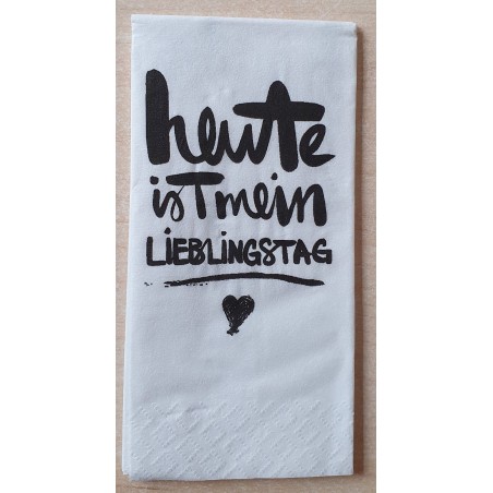 Taschentücher Heute ist mein.....