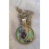 Kette mit Cabochon-Anhänger Elefant