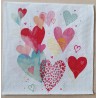 Serviette Herzen
