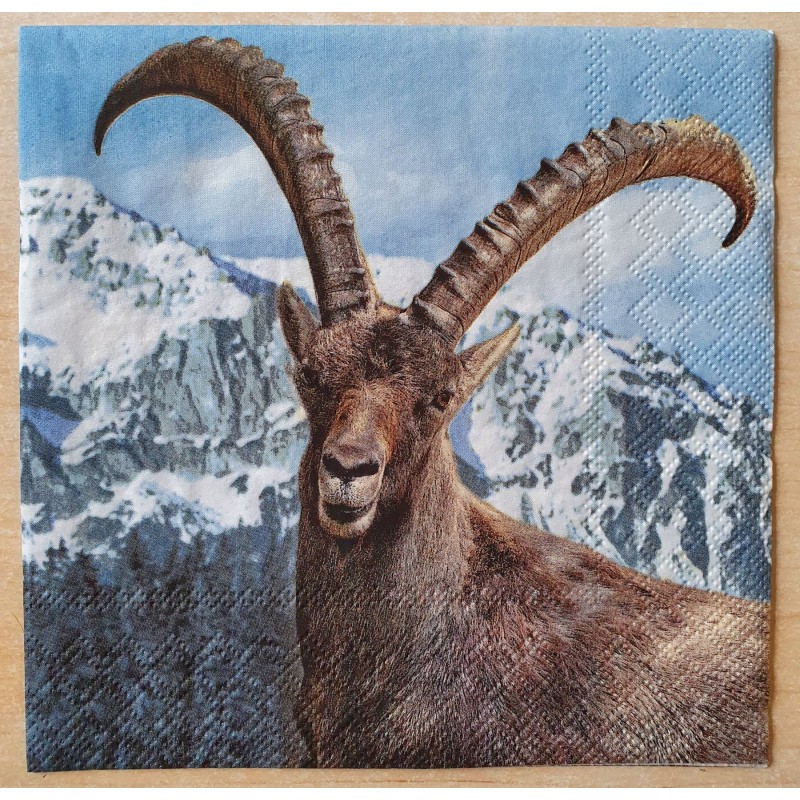 Serviette Steinbock