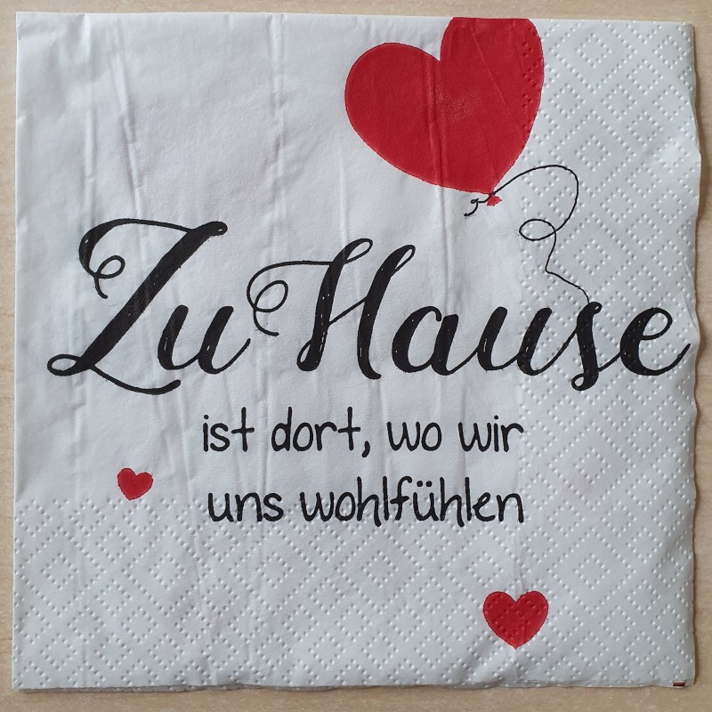 Serviette Zu Hause....