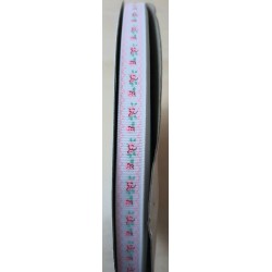 Dekoband Rosen weiss
