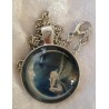 Kette mit Cabochon-Anhänger