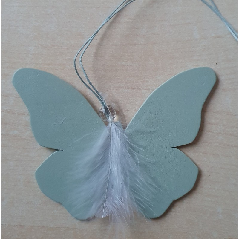Holz Schmetterling mint
