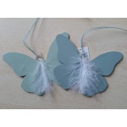 Holz Schmetterling mint