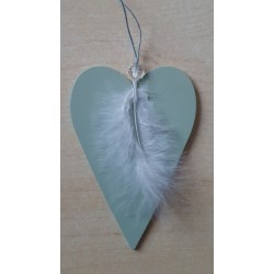Holz Herz mint