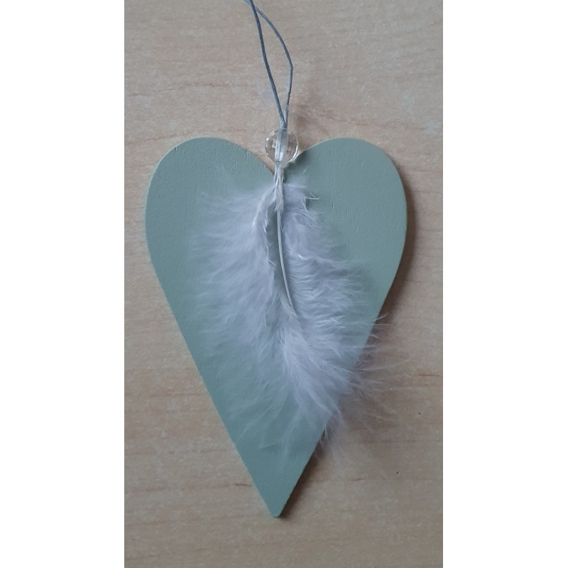 Holz Herz mint