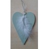 Holz Herz mint