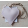Metall Herz rosa