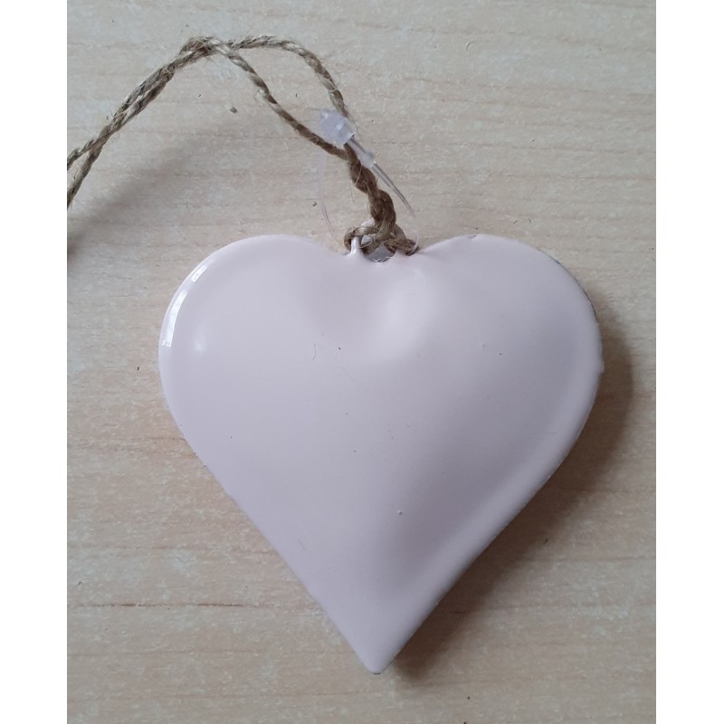 Metall Herz rosa
