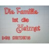 Schablone Familie/Heimat