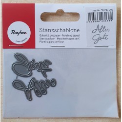 Metall Stanzform Alles Gute