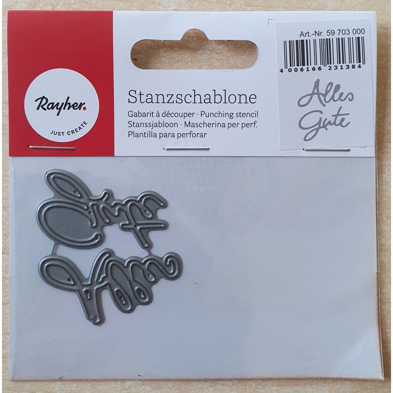 Metall Stanzform Alles Gute