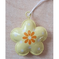 Metall Blume gelb