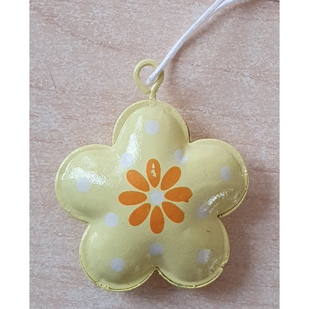 Metall Blume gelb