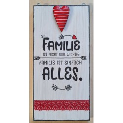 Schild Familie...