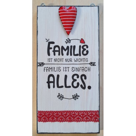 Schild Familie...