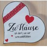 Schild Herz stehend
