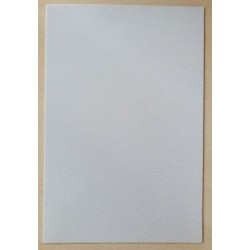 Glitzer Moosgummi weiss