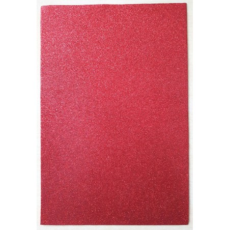 Glitzer Moosgummi rot