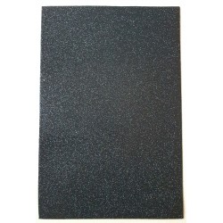Glitzer Moosgummi schwarz