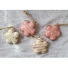 Metall Blume creme