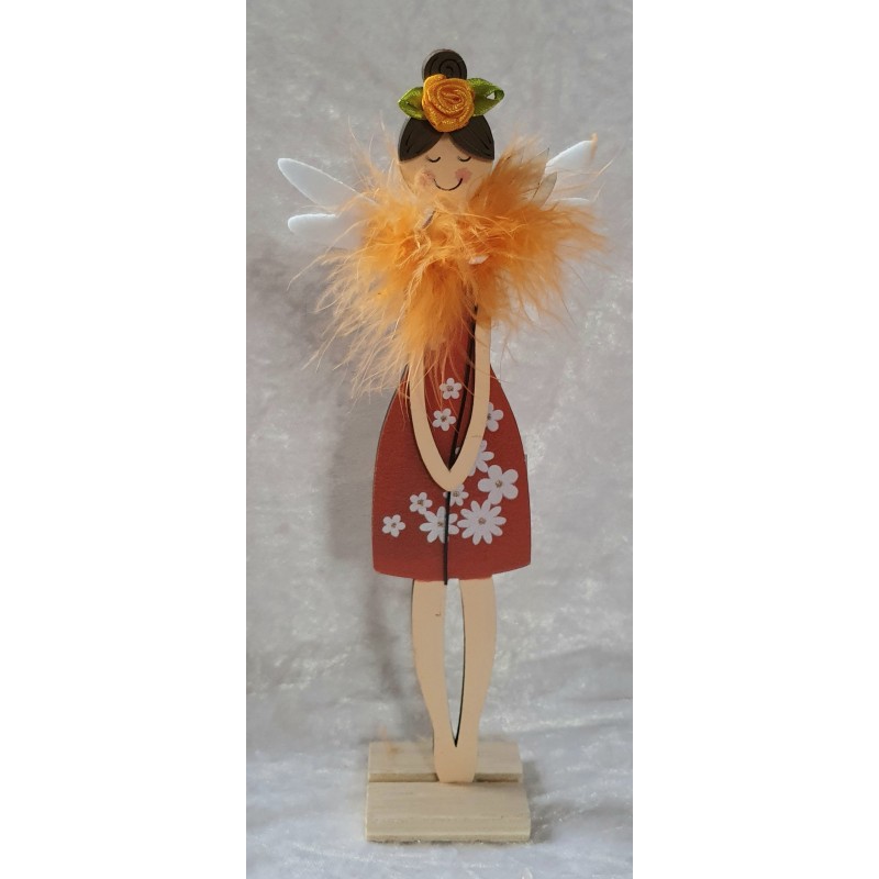 Holz Elfe orange