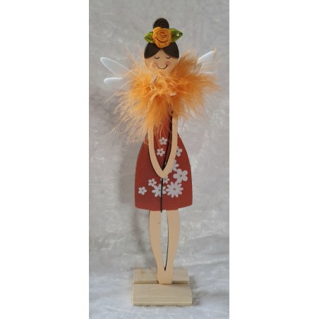 Holz Elfe orange