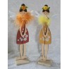 Holz Elfe orange