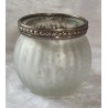 Teelicht milchig/silber